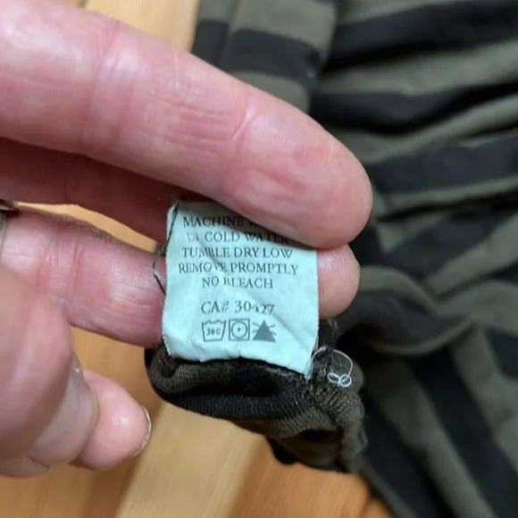 Ella Moss striped knit dress size M - Picture 7 of 9